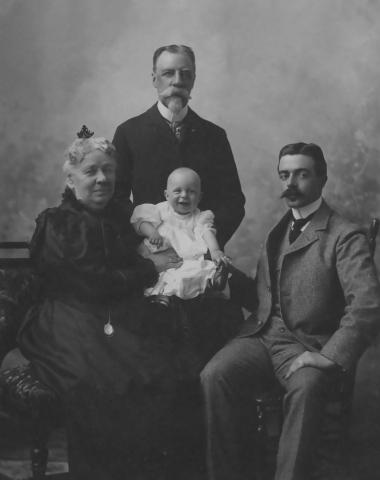 4 Generations, Caroline, Jacob, Harvey, Harvey Jr.